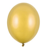 12 inch Metallic Gold Latex Balloons (10)