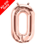 16 inch Rose Gold Letter O Foil Balloon (1)