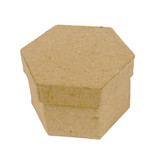 Hexagon Shape Mini Kraft Box (1)