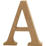 MDF Wooden Letter A - 8cm (1)