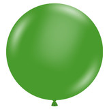 36" Green Tuftex Latex Balloons (2)