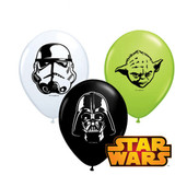 5 inch Star Wars Faces Assortment Asst Latex Balloons (100)