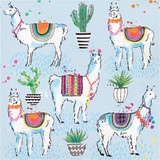 Llama Fiesta Paper Napkins (16)