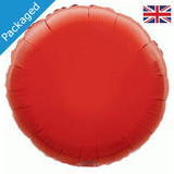 18" Red Round Foil Balloon (1)