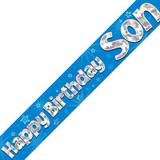 Son Birthday Blue Banner - 2.7m (1)