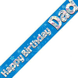 Dad Birthday Blue Banner - 2.7m (1)