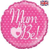 18 inch Mum to Be Pink Foil Balloon (1)