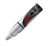 Uni Silver Broad Chisel Chalk Marker Pen (1)