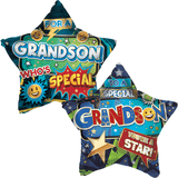 19 inch For A Special Grandson Star Foil Balloon (1)