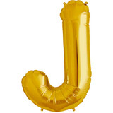 34 inch Gold Letter J Foil Balloon (1)