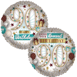 18 inch Special Celebration Age 90 Birthday Foil Balloon (1)