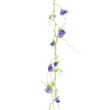 Purple Sweet Pea Garland - 1.1m (1)