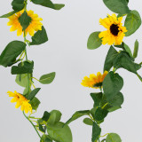 A Yellow Sunflower Garland, measuring 1.5m.