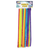 Craft Planet Assorted Bright Neon Pipe Cleaners - 30cm (20)