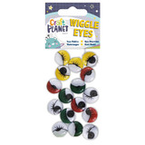 Craft Planet Assorted Wiggle Eyes - 15mm (16)
