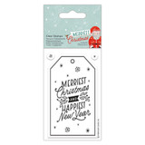 Merriest Christmas Clear Gift Tag Stamp (1)