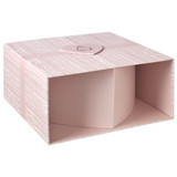 Baby pink heart shaped hat box