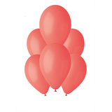 Coral coloured latex balloons manufactured by Gemar