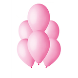 Rose coloured latex balloons manufactured by Gemar