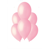 Pink coloured latex balloons manufactured by Grabo