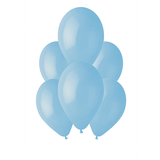 Baby blue coloured latex balloons manufactured by Gemar