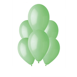 Mint green coloured latex balloons manufactured by Gemar