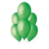 Green coloured latex balloons manufactured by Gemar