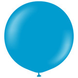 A 36" Standard Caribbean Blue Kalisan Latex Balloon manufactured in Kalisan!