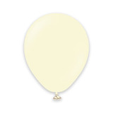 A 5" Macaron Pale Yellow Kalisan Latex Balloon manufactured by Kalisan!