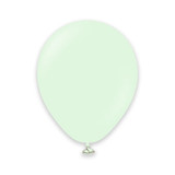 A 5" Macaron Pale Green Kalisan Latex Balloon manufactured by Kalisan!