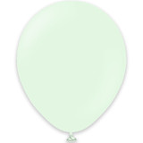 A 18" Macaron Pale Green Kalisan Latex Balloon manufactured by Kalisan!