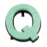 A Letter Q Floral Foam Shape with Naylorbase backing!