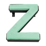 A Letter Z Floral Foam Shape with Naylorbase backing!