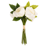 artifical white aurora peony flower wholesale