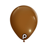 A pack of 100 5" Cafe Latex Balloons, manufactured by Prima!