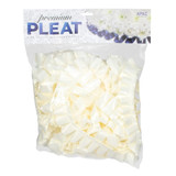 A bag of ivory pleated floristry ribbon