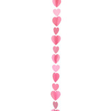 Pink Hearts Balloon Tail - 1.2m (1)