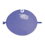 6” standard periwinkle g-link latex balloons