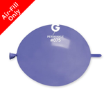 6” standard periwinkle g-link latex balloons