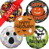 18 inch Halloween Foil Pack 2 (25 Balloons)