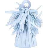 amscan baby blue frilly balloon weights