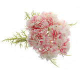 A pink & white carnation artificial flower bouquet