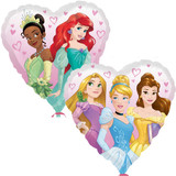 18 inch Disney Princess Heart Foil Balloon (1)