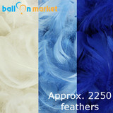 Boy Feather Pack - 3 Colours (Approx. 2250)