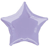 An 18 inch lavender star foil balloon.