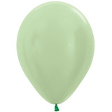 12" Satin Green Sempertex Latex Balloons (50)
