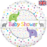 18 inch Baby Shower Elephants Foil Balloon (1)