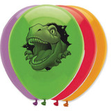 12 inch Dino Blast Latex Balloons (6)