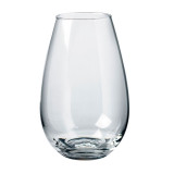 A 24cm clear glass Isla vase. A 24cm clear glass Isla vase.