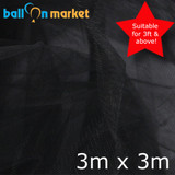 Black Tulle - 3m x 3m (1)